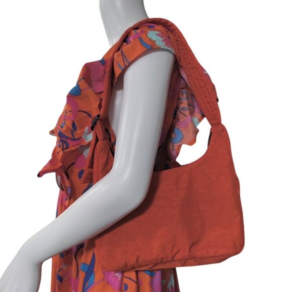 Roberto Rodriguez Womens Floral Whimsy Boho Ruffle Tiered Midi Dress M - Picture 6 of 16